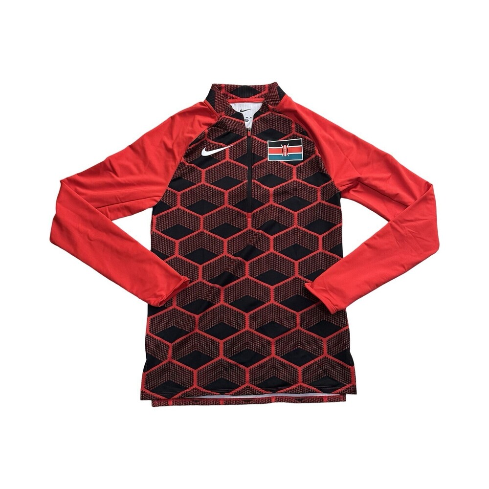 Nike Kenya International Team Pro Elite Half Zip Jersey Women's XS MADE IN USA